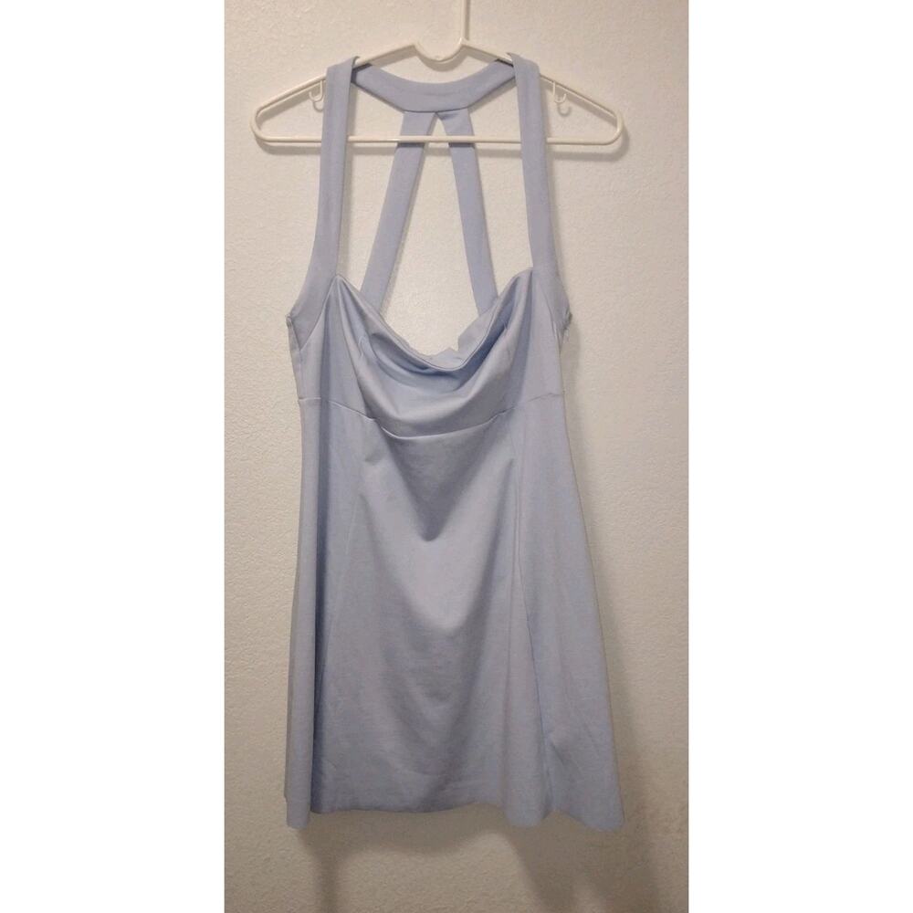 Urban Outfitters Mini Dress Back Cross Sleveless XL Blue